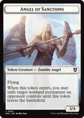 Angel of Sanctions // Zombie (0003) Double-Sided Token